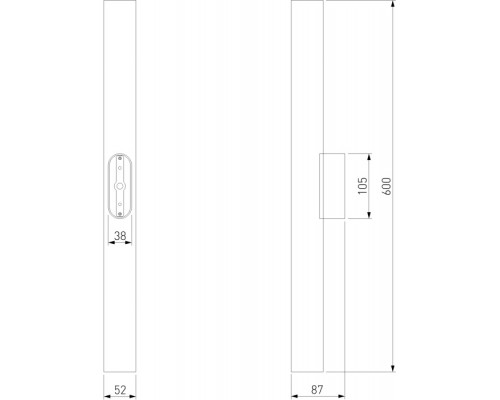 Настенный светильник langer 40124/LED белый Elektrostandard Настенный светильник langer 40124/LED белый Elektrostandard