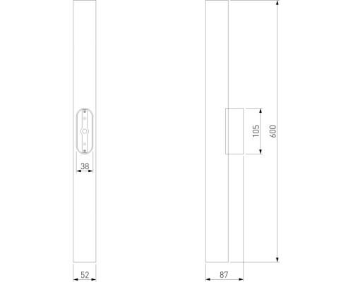 Настенный светильник langer 40124/LED матовое золото Elektrostandard Настенный светильник langer 40124/LED матовое золото Elektrostandard