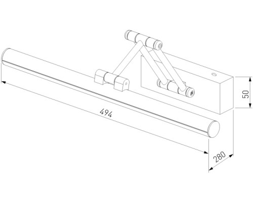 Подсветка для картин Monza 40128/LED белый Elektrostandard Подсветка для картин Monza 40128/LED белый Elektrostandard