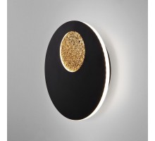 Настенный светильник Areola 40150/1 LED черный/золото Elektrostandard