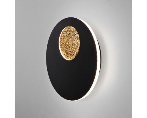 Настенный светильник Areola 40150/1 LED черный/золото Elektrostandard Настенный светильник Areola 40150/1 LED черный/золото Elektrostandard