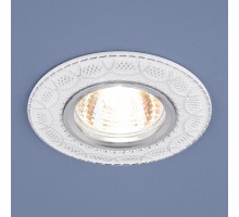 Точечный светильник 70101 7010 MR16 WH/SL белый/серебро Elektrostandard