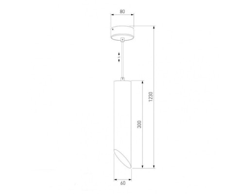 Точечный светильник 7011, 7005 7011 MR16 WH/GD белый/золото Elektrostandard