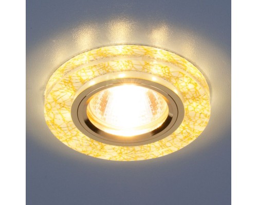 Точечный светильник 8361-8371 8371 MR16 WH/GD белый/золото Elektrostandard