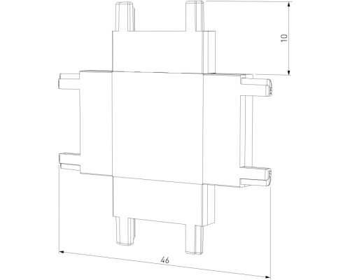Соединитель Flat Magnetic 85003/00 Elektrostandard Соединитель Flat Magnetic 85003/00 Elektrostandard