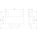 Коннектор прямой Flat Magnetic 85004/00 Elektrostandard