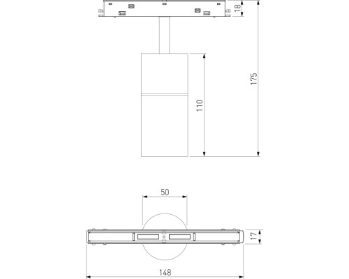 Трековый светильник Slim Magnetic 85074/01 Elektrostandard Трековый светильник Slim Magnetic 85074/01 Elektrostandard