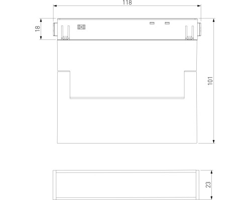Трековый светильник Slim Magnetic 85081/01 Elektrostandard Трековый светильник Slim Magnetic 85081/01 Elektrostandard