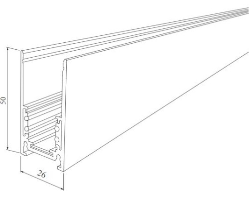Шинопровод/трек Slim Magnetic 85084/00 Elektrostandard Шинопровод/трек Slim Magnetic 85084/00 Elektrostandard