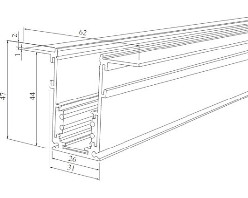 Шинопровод/трек Slim Magnetic 85087/00 Elektrostandard Шинопровод/трек Slim Magnetic 85087/00 Elektrostandard