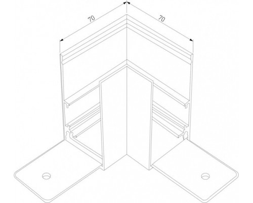 Коннектор угловой Slim Magnetic 85090/00 Elektrostandard Коннектор угловой Slim Magnetic 85090/00 Elektrostandard