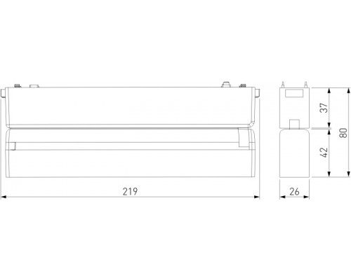 Трековый светильник Flat Magnetic 85091/01 Elektrostandard Трековый светильник Flat Magnetic 85091/01 Elektrostandard