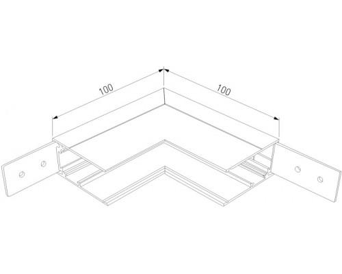 Коннектор угловой Slim Magnetic 85091/11 Elektrostandard Коннектор угловой Slim Magnetic 85091/11 Elektrostandard