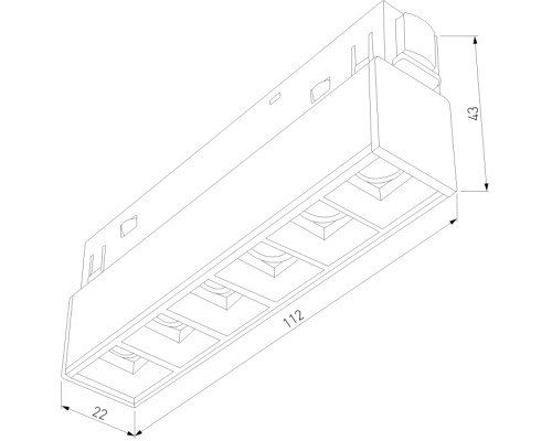 Трековый светильник Slim Magnetic 85101/01 Elektrostandard Трековый светильник Slim Magnetic 85101/01 Elektrostandard