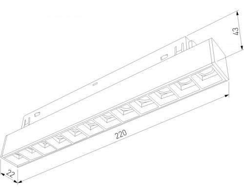 Трековый светильник Slim Magnetic 85103/01 Elektrostandard Трековый светильник Slim Magnetic 85103/01 Elektrostandard