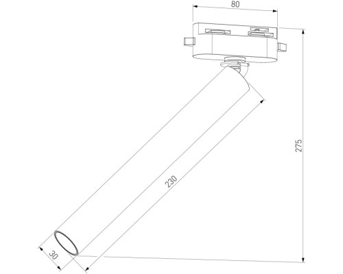 Трековый светильник Pika 85111/01 Elektrostandard Трековый светильник Pika 85111/01 Elektrostandard