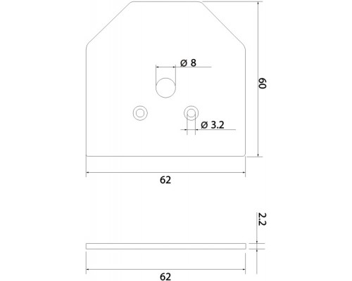 Заглушка Slim Magnetic 85125/00 Elektrostandard