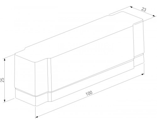 Короб для сетевого шнура Flat Magnetic 85131/00 Elektrostandard Короб для сетевого шнура Flat Magnetic 85131/00 Elektrostandard