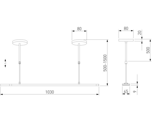 Штанга 85136/00 Elektrostandard Штанга 85136/00 Elektrostandard