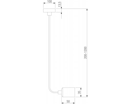 Подвесной комплект Esthetic Magnetic 85139/00 Elektrostandard Подвесной комплект Esthetic Magnetic 85139/00 Elektrostandard