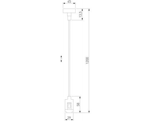 Подвесной комплект с вводом питания Esthetic Magnetic 85154/00 Elektrostandard Подвесной комплект с вводом питания Esthetic Magnetic 85154/00 Elektrostandard