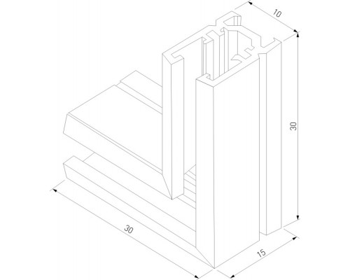 Коннектор угловой Mini Magnetic 85179/00 Elektrostandard Коннектор угловой Mini Magnetic 85179/00 Elektrostandard