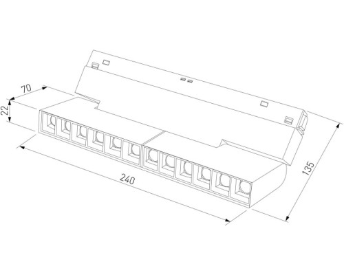 Трековый светильник Slim Magnetic 85191/01 Elektrostandard Трековый светильник Slim Magnetic 85191/01 Elektrostandard