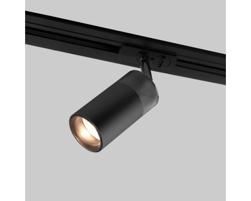 Трековый светильник Riffe 85512/01 9W 4200K чёрный однофазный Elektrostandard Трековый светильник Riffe 85512/01 9W 4200K чёрный однофазный Elektrostandard