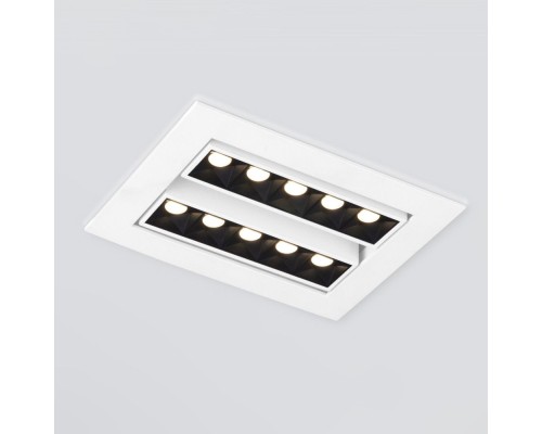 Точечный светильник 9923 LED 20W 4200K белый/черный Elektrostandard Точечный светильник 9923 LED 20W 4200K белый/черный Elektrostandard