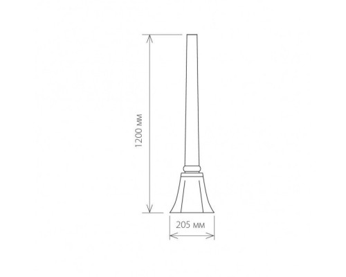 Столб для светильника Farola A023552 Elektrostandard Столб для светильника Farola A023552 Elektrostandard