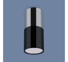 Точечный светильник Double Topper DLR028 6W 4200K хром/черный хром Elektrostandard