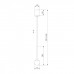 Подвесной светильник DLS028 DLS028 6W 4200K черный Elektrostandard