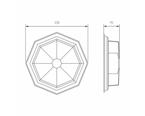 Настенный светильник уличный Telarana GL 1023D Elektrostandard