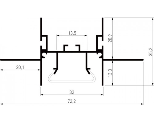 Профиль для светодиодной ленты LL-2-ALP023 LL-2-ALP023 Elektrostandard Профиль для светодиодной ленты LL-2-ALP023 LL-2-ALP023 Elektrostandard