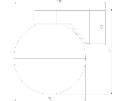 Настенный светильник  MRL 1028 белый Elektrostandard