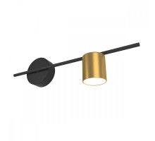Настенный светильник Acru MRL LED 1019 черный/золото Elektrostandard