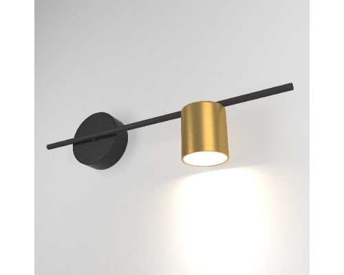 Настенный светильник Acru MRL LED 1019 черный/золото Elektrostandard Настенный светильник Acru MRL LED 1019 черный/золото Elektrostandard