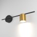 Настенный светильник Acru MRL LED 1019 черный/золото Elektrostandard