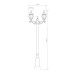 Наземный фонарь Farola NLG99HL004 черный Elektrostandard