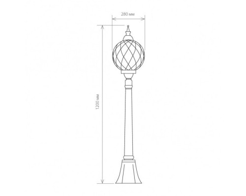 Наземный фонарь Sirius Sirius F Elektrostandard