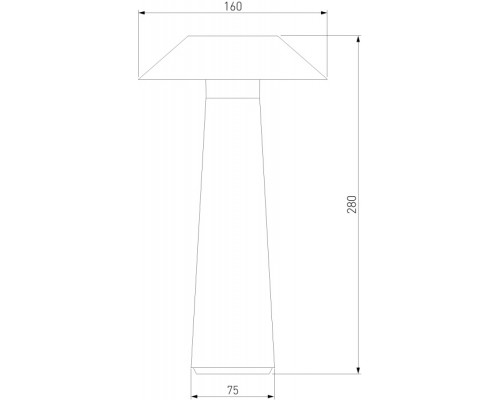 Уличная настольная лампа Future TL70200 Elektrostandard Уличная настольная лампа Future TL70200 Elektrostandard