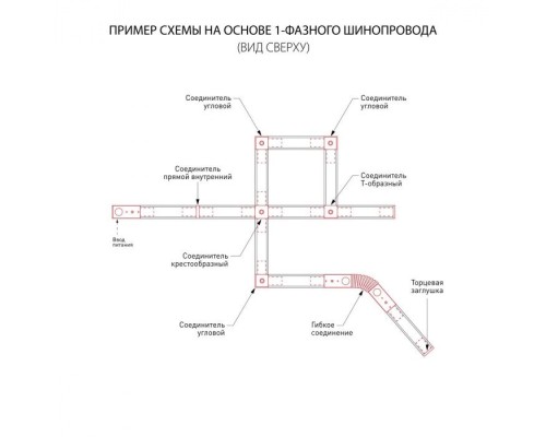 Шинопровод/трек Track Rail SL Surface TRL-1-1-100-CH Elektrostandard Шинопровод/трек Track Rail SL Surface TRL-1-1-100-CH Elektrostandard
