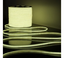 Светодиодная лента Гибкий неон 220V 9,6W 144Led 2835 IP67 круглый холодный белый, 50 м Elektrostandard