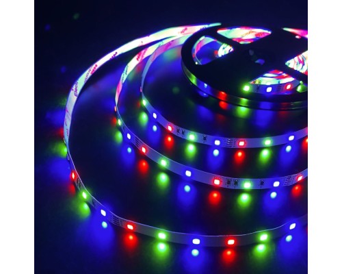 Светодиодная лента 12V 4,8W IP20 Лента светодиодная 12V 4,8W 60Led 2835 IP20 RGB, 5м Elektrostandard Светодиодная лента 12V 4,8W IP20 Лента светодиодная 12V 4,8W 60Led 2835 IP20 RGB, 5м Elektrostandard