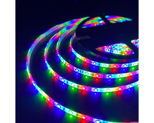 Светодиодная лента 12V 4,8W IP65 Лента светодиодная 12V 4,8W 60Led 2835 IP65 RGB, 5м Elektrostandard Светодиодная лента 12V 4,8W IP65 Лента светодиодная 12V 4,8W 60Led 2835 IP65 RGB, 5м Elektrostandard