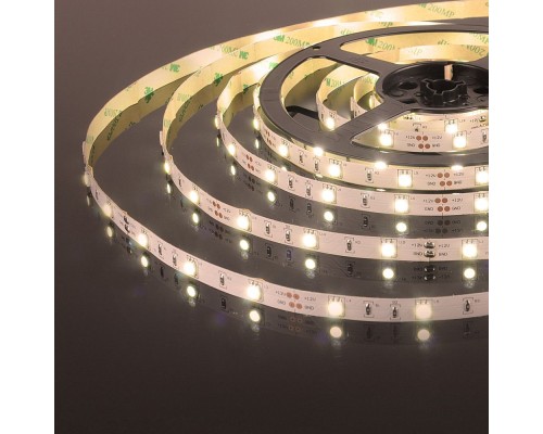 Светодиодная лента 12V 7,2W IP20 Лента светодиодная 12V 7,2W 30Led 5050 IP20 теплый белый, 5м Elektrostandard Светодиодная лента 12V 7,2W IP20 Лента светодиодная 12V 7,2W 30Led 5050 IP20 теплый белый, 5м Elektrostandard