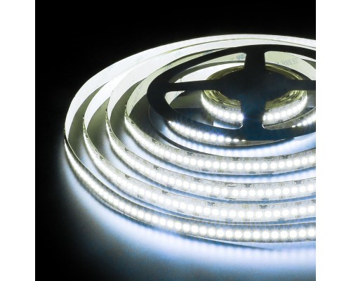Светодиодная лента 24V 16W IP65 Лента светодиодная 24V 16W 240Led 2835 IP65 холодный белый, 5м Elektrostandard Светодиодная лента 24V 16W IP65 Лента светодиодная 24V 16W 240Led 2835 IP65 холодный белый, 5м Elektrostandard