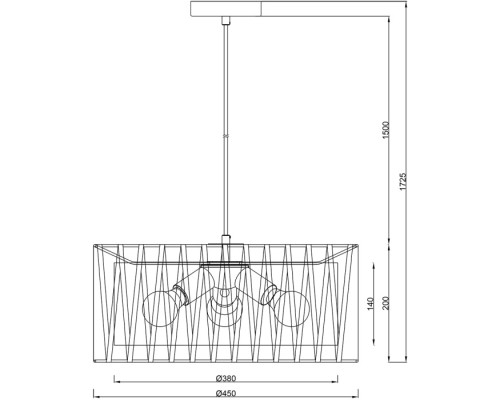 Подвесной светильник ZAMBEZE 10181/3S Escada Подвесной светильник ZAMBEZE 10181/3S Escada