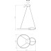 Подвесной светильник Relation 10230/2LED White Escada