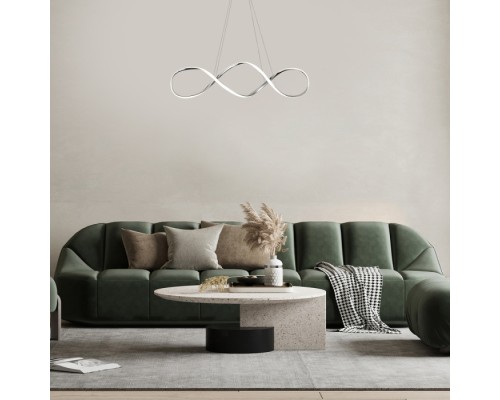 Подвесной светильник Knot 10236/1LED Chrome Escada Подвесной светильник Knot 10236/1LED Chrome Escada